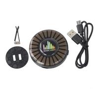 Lampe de ramassage de son RVB à commande vocale avec aromathérapie, ambiance LED et support d'aération de voiture pour améliorer l'atmosphère intérieure du véhicule (dragon ancien)