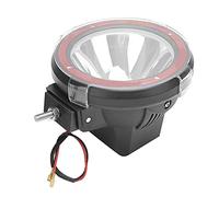 Lampe de recherche de spot de toit avant de 7 pouces pour véhicules d'ingénierie et d'urgence, projecteur haute luminosité 55 W 12 24 V avec anneau rouge pour VTT à usage marin