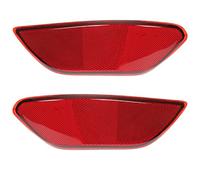 Lampe de Réflecteur de Garniture de Pare-chocs Arrière 95863110500 95863110600 2 Pièces de Remplacement de Feu D'avertissement de Queue de Voiture pour Cayenne 2011-2014 Rouge