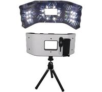 Lampe de remplissage dentaire à LED for téléphone portable, avec 20 LED, 6000-6500 K, réglage indépendant de la luminosité, for usage domestique, clinique, hôpital