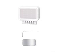 Lampe de remplissage magnétique portable compatible avec DJI 2 3 4K et DJI pour nano drones Boîtier ABS pour un meilleur éclairage du sujet (blanc)