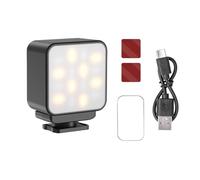 Lampe de remplissage professionnelle avec cordon de charge pour poche 3 fonctions de fixation et batterie rechargeable à luminosité réglable