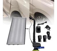 Lampe De RéParation De Bosses De Voiture, avec 2 Piles Rechargeables, Projecteur LED pour RéParation De Bosses sans Peinture, LumièRe Ajustable à 6 Couleurs, 4 Modes D'éClairage