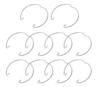 Lampe de retenue à la lampe à ressort, 10pcs 35 mm MR11 Clip anneau de retenue, support de bulbe halogène LED en forme de coeur pour la lampe d'éclairage encastré