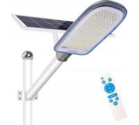 Lampe de rue Kingwei EU879 300W, 6500K, avec panneau solaire 25W + télécommande