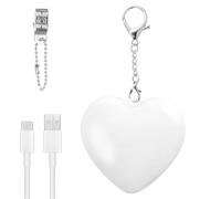 Lampe de sac à main - Éclairage de sac à main à capteur tactile rechargeable, lueur de LED en forme de cœur | Veilleuse de poche portative automatique, paquet de porte-clés de placard de tiroir de