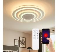 Lampe De Salle À Manger Plafonnier LED Avec Télécommande Dimmable Smart D 42 Cm