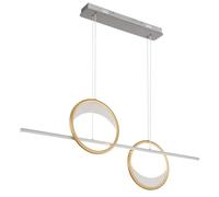 Lampe de salle à manger suspension télécommande lampe suspendue LED dimmable minuterie dorée