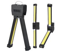 Lampe de salle de sport pour poser, lampe de travail rechargeable par USB avec 7ème vitesse de gradation, lumière LED réglable pour la gym, la photographie et les tâches d'établi
