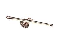 Lampe de Salle Den Led À Miroir Avant Vintage, Guéridon Mural de Coiffeur Réglable À 180°, Lampe de Coiffeur Rétro Pour La Salle de Toilette, Éclairage Pour Cadre de Tableau/Red Copper-3000K/70Cm