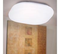 Lampe De Salon Plafonnier Blanc Acier Chaud 1x LED Longueur 35cm