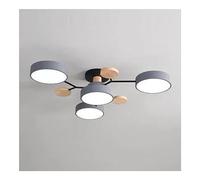 lampe de salon plafonnier Plafonnier LED rond nordique Plafonnier circulaire moderne en acrylique Luminaires près du plafond for la chambre à coucher, le salon et la salle à manger(G-A-4 Heads,3000K)