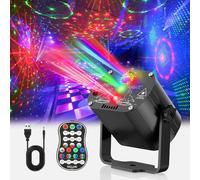 Lampe De Scène,60 Effets Lumineux Lumière Disco Avec Stroboscope Et Télécommande,Boule Disco Grand Angle Contrôle De La Musique,Divers Effets Rgbw Lumiere Soirée Usb Halloween,Fête,Noël