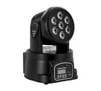 Lampe de scène à effet multi effets - 7 perles LED 4 en 1 de 10 W - Pour DJ, discothèque, Halloween, club, mariage, maison