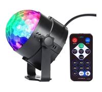 Lampe de Scène - InnooLight - Boule à Facette LED - Télécommande - Changement de Couleur - Contrôle Sonore