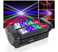 Lampe de scène LED à Spider Moving Head RGBW - Contrôleur de musique - Contrôleur Dj 512 Dmx - Lumière pour bar, club, fête, discothèque - Éclairage LED pour scène