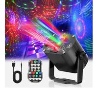 Lampe de Scène Tyonto, 60 effets lumineux Lumière Disco avec Stroboscope et télécommande, Boule Disco Grand Angle Contrôle de la