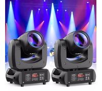 Lampe de scène - U'king DJ Lyre Beam LED GOBO 150W - Pour Concerts et Fêtes - Pack de 2