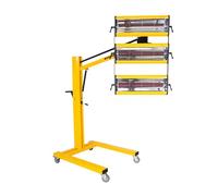 Lampe de séchage de peinture, Sèche-peinture Infrarou Multifonction, Lampes De Polymérisation De Peinture À Infrarou For Voiture, Cabine De Peinture En Aérosol