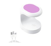 Lampe de séchage des ongles miniature USB facile à utiliser pour sécher rapidement le vernis gel à la maison ou en voyage. Design portable alimenté par USB à la maison ou en voyage. Fonctionnement