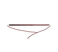 Lampe de séchage Infrarouge, Lampe infrarouge 105 0w 235V 53cm Tur de peinture Hauturing halogène Quartz Élément chauffant Shortwave Infra-Rouge Lumière Golden Tube Ruby Tube,pour voitures, tôles, me