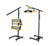 Lampe de séchage peinture automobile, lampe infrarouge à ondes courtes mobile, sèche-peinture par pulvérisation, cuisson for salle Forte Pénétration(2600WT)