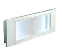 Beghelli Plafonnier LED d'urgence 24 W, optique symétrique, 4000K, autonomie élevée, multicolore