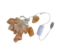 Lampe de Sel de L’himalaya Usb, Veilleuse Décorative Chambre, 10 LED