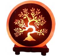 Lampe de Sel Himalaya ronde Arbre de Vie