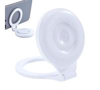 Lampe de selfie magnétique - Lampe de remplissage de téléphone portable, outil de photographie professionnel avec clip réglable, éclairage de studio compact, accessoire d'appel vidéo, équipement de