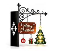 Lampe de Serre-Livres de Noël Rechargeable USB, Mini Lumière pour Étagère | LED 7 Couleurs avec Télécommande et Tactile, Lampe Décorative de Noël, Cadeau pour Amateurs de Livres