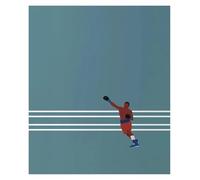 Lampe de signalisation Affiche Minimaliste Moderne Représentant Un Athlète, Un Basket-ball, Une Boxe, Des Amateurs De Sport, Sans Cadre, Peintures Sur Toile, Décoration D'intérieur(U,50x70cm)