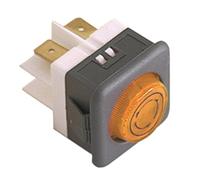 Lampe de signalisation comenda Jaune Dimensions d'encastrement 230 V 26,5 x 25,6 mm pour lave-vaisselle