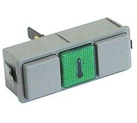 Lampe de signalisation dihr Vert Dimensions d'encastrement 230 V 28,5 x 77,5 mm pour lave-vaisselle