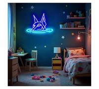 Lampe de signalisation Lumières Néon Pour Chien, Luminosité Réglable, Idéales Pour Les Studios, Les Cafés Et Les Décorations Murales 37cmx48cm(B)
