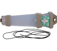 Lampe de signalisation Molle imperméable chasse casque de sécurité montage d'urgence Strobemud fond de couleur vert