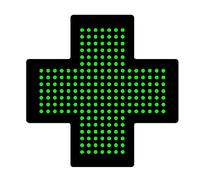 Lampe De Signe De Croix De Pharmacie, Enseigne Au Néon LED Croix Dispensaire, 3 Modes Clignotement Et Clignotement Général, Toujours Allumée, Magasin Collectif, Clinique, Pharmacie (35x35 Cm)