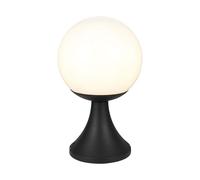 Lampe de socle LED d'extérieur, lampe de socle, éclairage extérieur, IP44, aluminium noir, H 35 cm