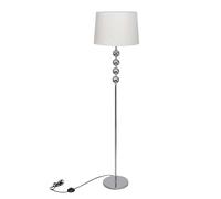 Lampe de Sol à Long Pied 4 Boules de Décoration Noir Lampe de Chevet vidaXL