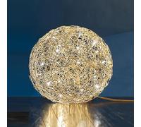 Lampe de sol Fil de Fer F Ø50cm cable 12V 170cm gold/cable 220-240V 100cm