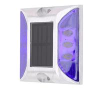 Lampe de Sol Solaire, Lampes de Jardin Solaires à LED étanches, Lampe D'Allée à énergie Solaire, Lampe de Quai D'Allée, pour Allée de Quai de Pont de Chemin de Rue (Blue)