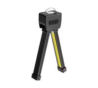 Lampe de sport - Lampe de travail rechargeable, pliable et étanche avec crochets, 7ème vitesse pour la maison, la scène, la photographie, l'entraînement, le fitness, le camping, la musculation