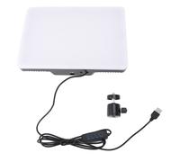 Lampe de studio LED à température de couleur variable, panneau bicolore, lampe vidéo, compatible trépied, éclairage doux, design compact,