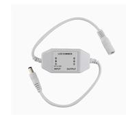 Lampe de table à LED monochrome avec variateur d'intensité, barre lumineuse de chevet, bouton de commande et interrupteur