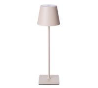 Lampe de table à LED Nuindie Sigor beige, Fuß 10x38xFuß 10 cm