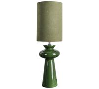 Lampe de Table à Poser en Faux Daim avec Abat-Jour Salon Bureau Chambre Couloir