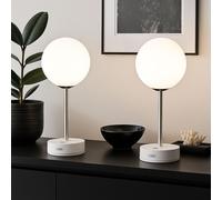 Lampe de Table Accumulateur Luminaire Chambre à Coucher Graduant Batterie LED H