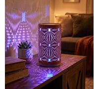 Lampe de table lampe d'appoint lampe de chevet batterie changement de couleur RGB LED tactile or