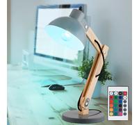 Lampe de Table Accumulateur Luminaire Dimmable RGB LED Télécommande Lecture