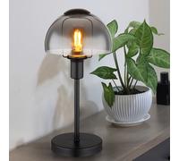 Lampe de Table Accumulateur Luminaire Lecture Tactile Métal Verre Rauchoptik